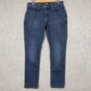 DU/ER Jeans Mens 34x32 (33x31) Blue Fireside Denim Relaxed Taper Fleece Lined